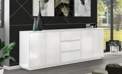 Credenza Arrachis, cm 220x41h86,<Dmora Online