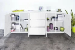 Credenza Arrachis, cm 220x41h86,<Dmora Online