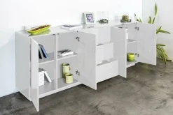 Credenza Arrachis, cm 220x41h86,<Dmora Online