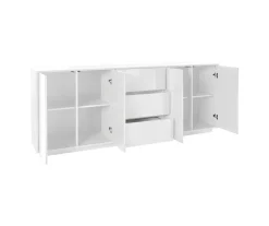 Credenza Arrachis, cm 220x41h86,<Dmora Online