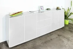 Credenza Arrachis, cm 220x41h86,<Dmora Online