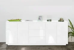 Credenza Arrachis, cm 220x41h86,<Dmora Online
