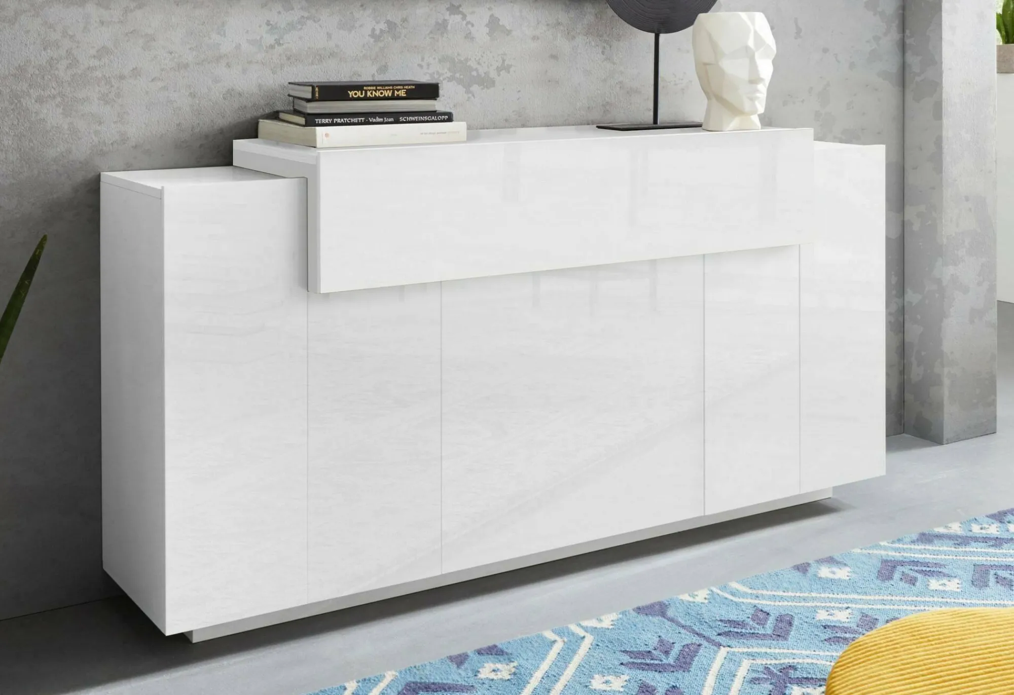 Credenza Aschly, cm 160x46h85,<Dmora Shop