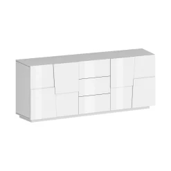 Credenza Astel, 220x44h86 cm, lucido<Dmora Clearance