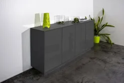 Credenza Aulina, cm 180x41h86,<Dmora New