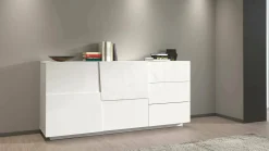 Credenza Avelignese, 180x44h86 cm, lucido<Dmora Store