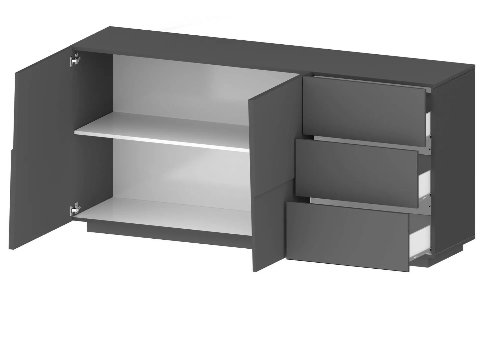 Credenza Avelignese, 180x44h86 cm,<Dmora Cheap