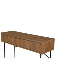 Credenza Avetrana, 120x36h90 cm, Noce e Nero<Dmora Store