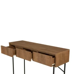 Credenza Avetrana, 120x36h90 cm, Noce e Nero<Dmora Store