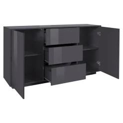 Credenza Aysha, cm 160x41h86,<Dmora Cheap