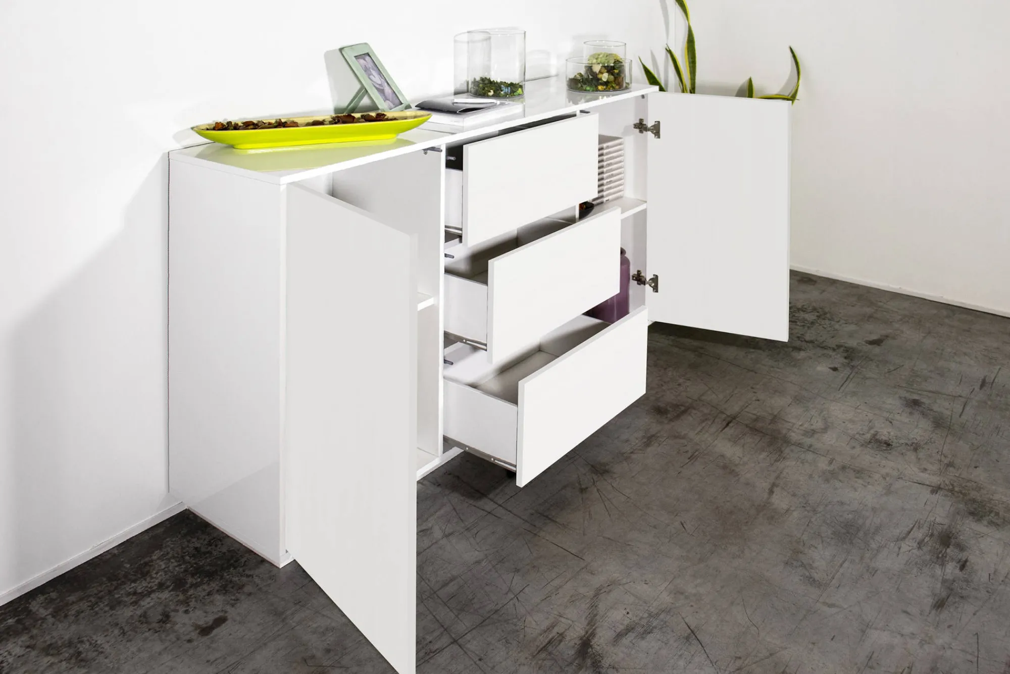 Credenza Aysha, cm 160x41h86,<Dmora Shop