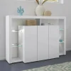 Credenza Bagnasco, 150x40h100 cm, lucido<Dmora Clearance