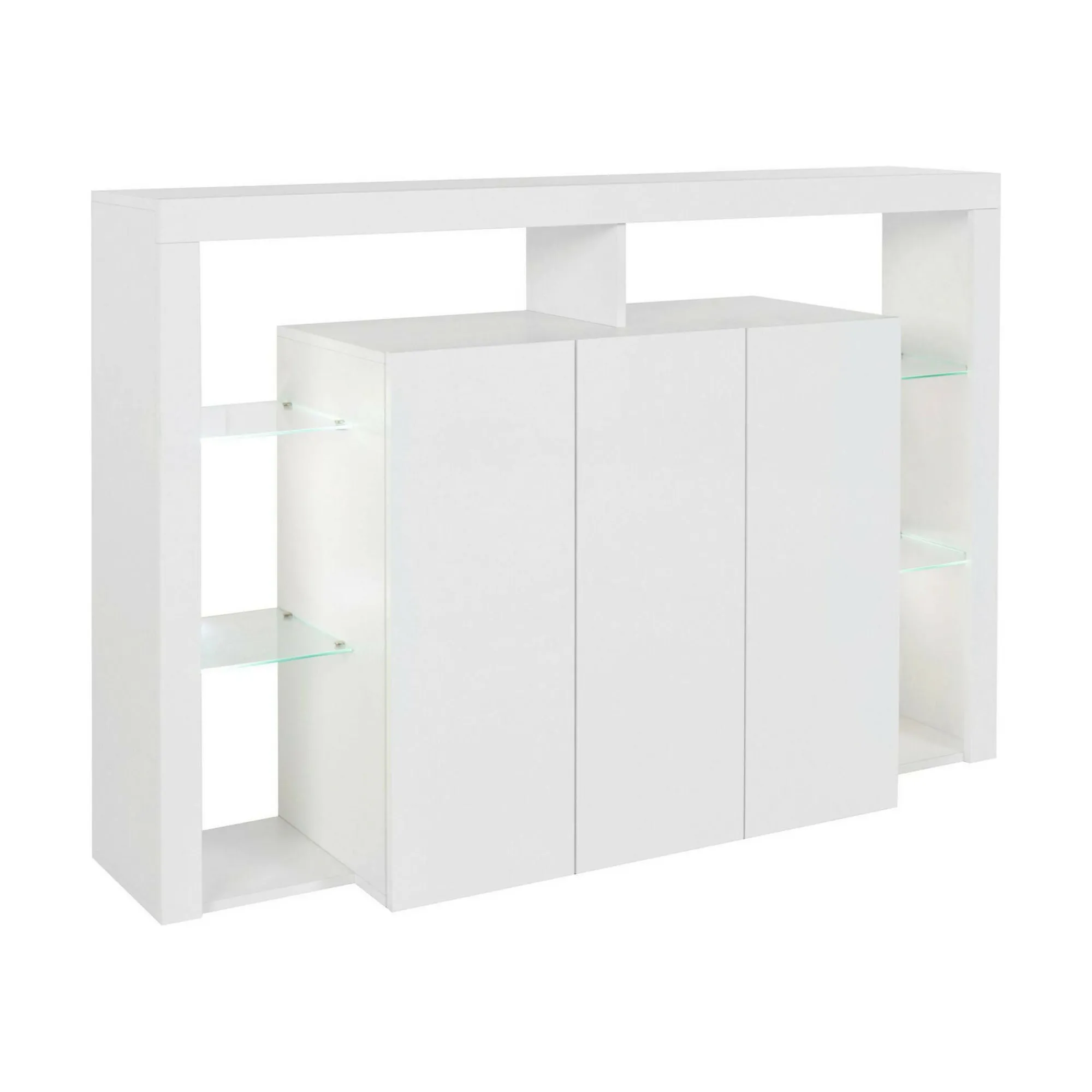 Credenza Bagnasco, 150x40h100 cm, lucido<Dmora Clearance