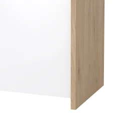 Credenza Basile, 48x197 h84 cm, Rovere e Bianco<Dmora Store