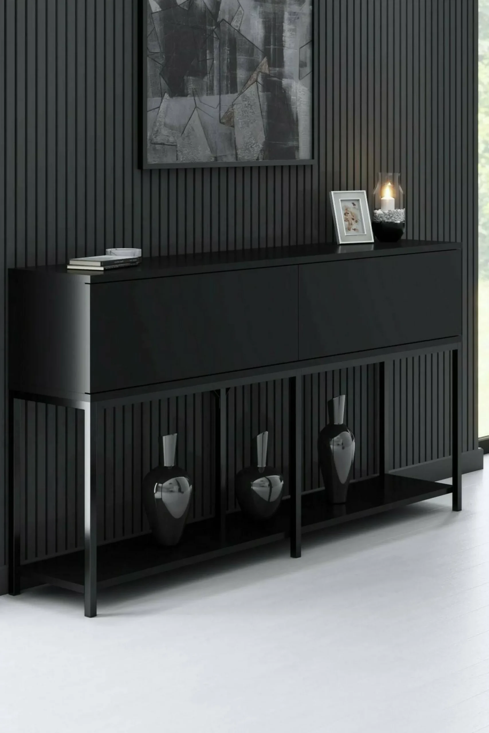 Credenza Basilia, 150x30h80 cm,<Dmora Discount