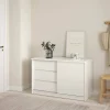Credenza Bebinca, 50x119 h76 cm, Bianco<Dmora Flash Sale