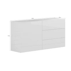 Credenza Benvenuta, cm 110x40h35,<Dmora Cheap