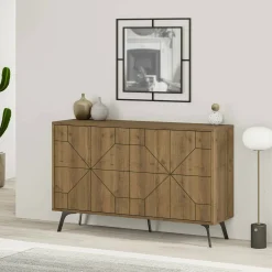 Credenza Brunale, 123x35h77 cm,<Dmora Fashion
