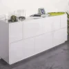 Credenza Clinoumite, cm 200x41h86,<Dmora Clearance