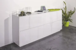 Credenza Clinoumite, cm 200x41h86,<Dmora Clearance
