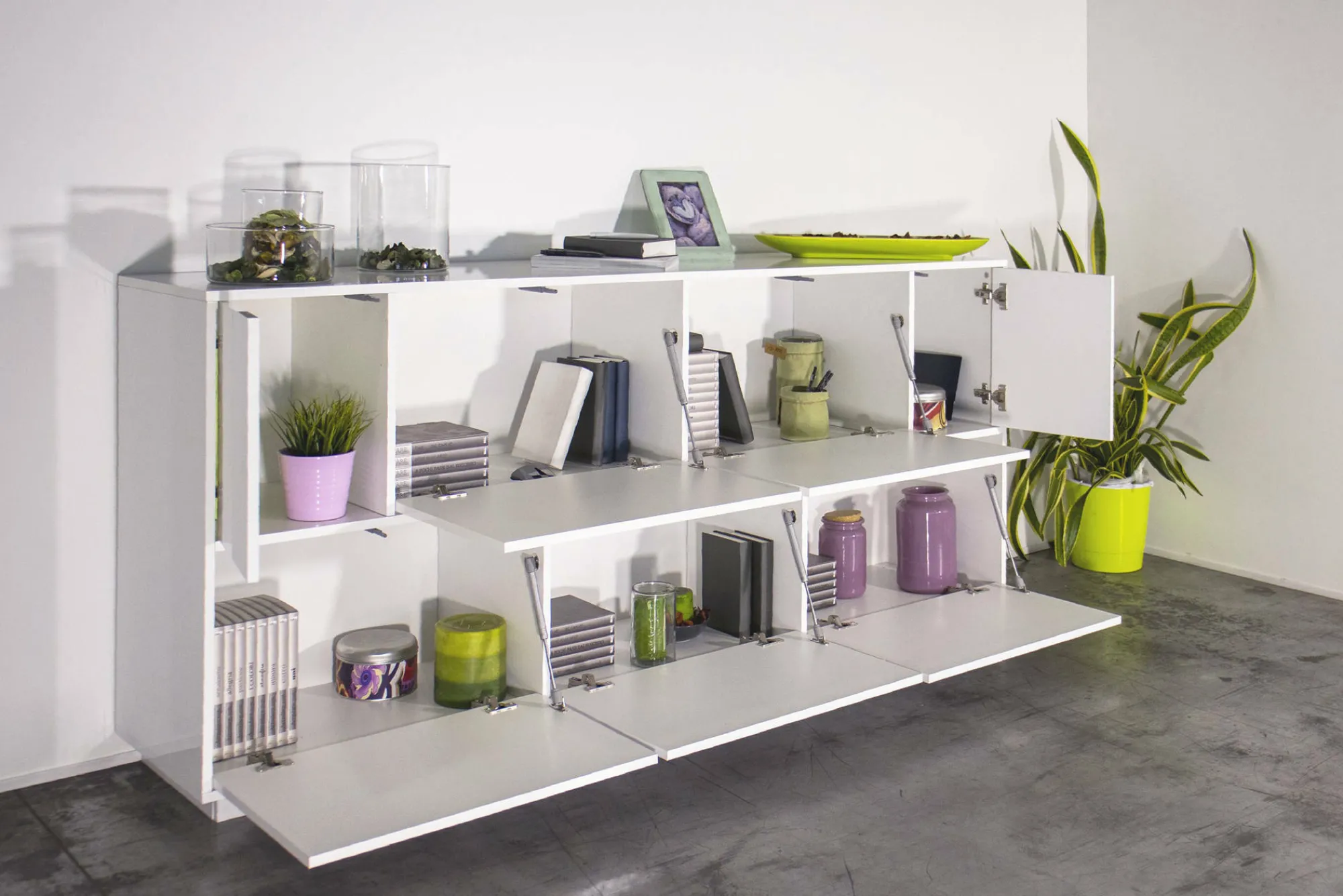 Credenza Clinoumite, cm 200x41h86,<Dmora Clearance