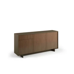Credenza Davallon, 170x42h78 cm, Marrone e Noce<Dmora Store