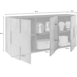 Credenza Dbae, 181x43 h84 cm,<Dmora Best