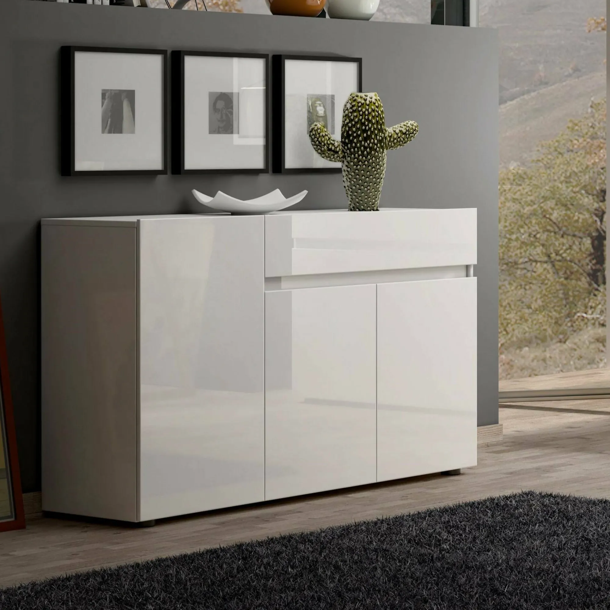 Credenza Deodata, 135x38h79 cm,<Dmora Store