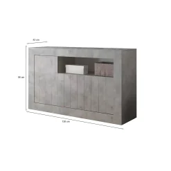 Credenza Diguodal, 138x42 h86 cm,<Dmora Online
