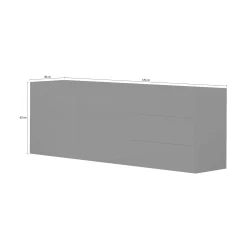 Credenza Dkraste, cm 170x40h35,<Dmora Cheap