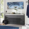 Credenza Dlun, cm 150x40h81,<Dmora Clearance