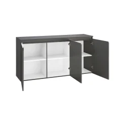 Credenza Dlun, cm 150x40h81,<Dmora Clearance