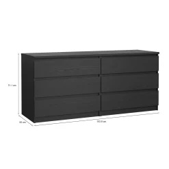 Credenza Dsanog, 50x154 h70 cm,<Dmora Discount