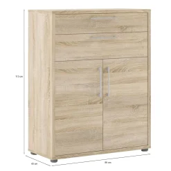 Credenza Dsuleman, 89x40 h113 cm,<Dmora Best Sale