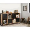Credenza Dumfrie, 164x35h89 cm, Quercia e Nero<Dmora Cheap