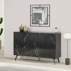 Credenza Earl, 123x35 h77 cm,<Dmora Shop