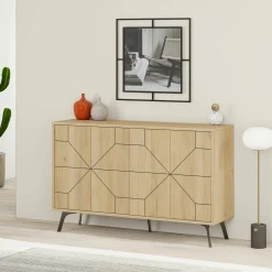 Credenza Earl, 123x35 h62 cm,<Dmora Cheap