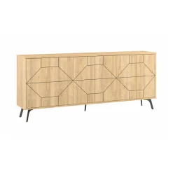 Credenza Earl, 184x35 h77 cm,<Dmora Clearance