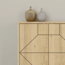 Credenza Earl, 184x35 h77 cm,<Dmora Clearance