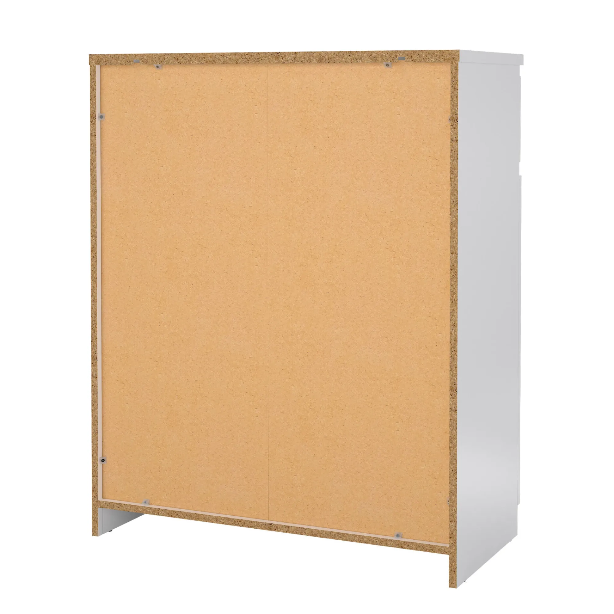 Credenza Genziana, 80x40 h100 cm, Bianco<Dmora Sale