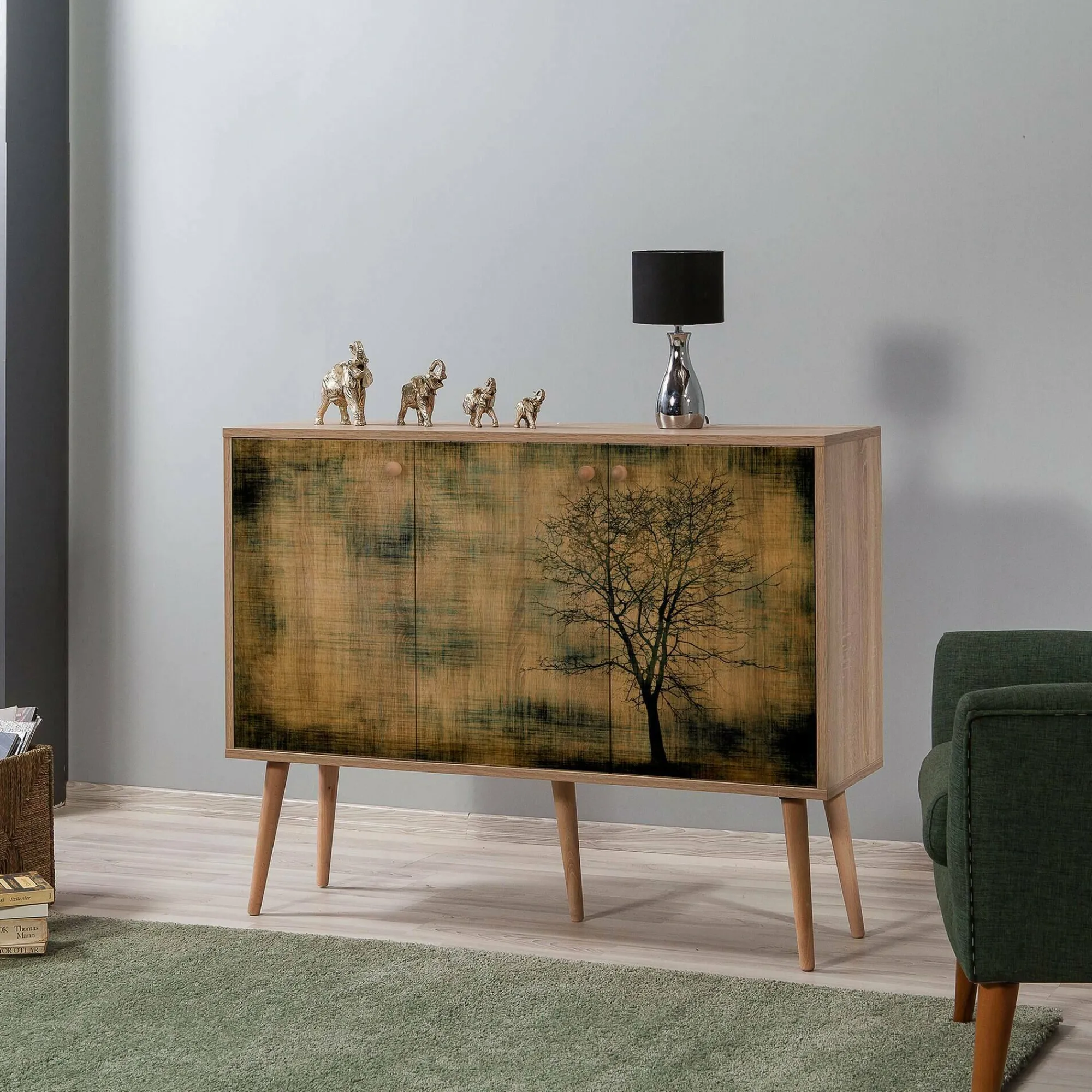 Credenza Haratan, 120x36 h90 cm,<Dmora Hot