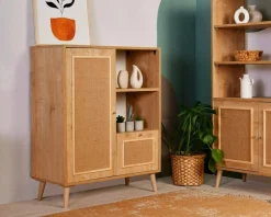 Credenza Jingu, 90x40h110 cm,<Dmora Cheap