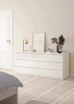 Credenza Joyce, 50x154 h68 cm, Bianco<Dmora Best Sale