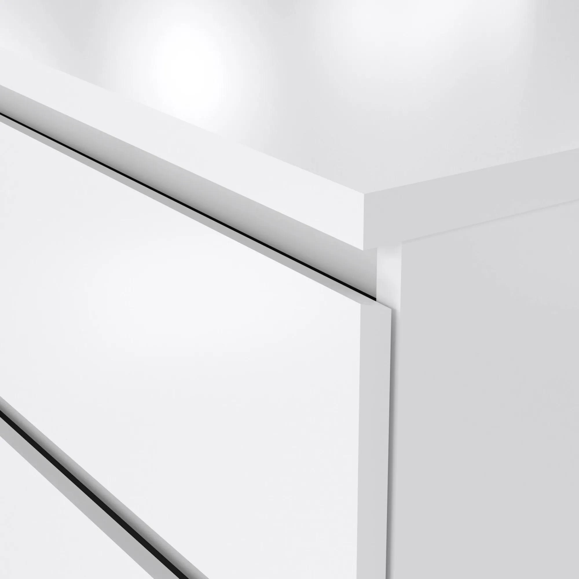 Credenza Joyce, 50x154 h68 cm, Bianco<Dmora Best Sale