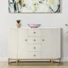 Credenza Lodovico, 120x40 h85 cm, Crema e Bianco<Dmora Flash Sale
