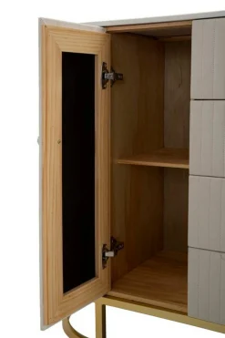 Credenza Lodovico, 120x40 h85 cm, Crema e Bianco<Dmora Flash Sale