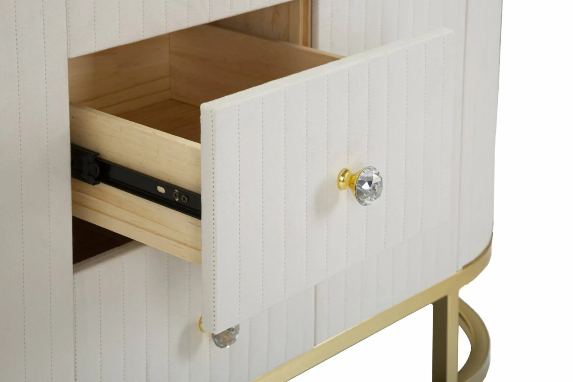 Credenza Lodovico, 120x40 h85 cm, Crema e Bianco<Dmora Flash Sale