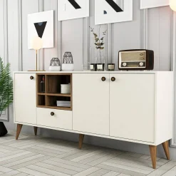 Credenza Lucertola, 180x35 h81 cm,<Dmora New