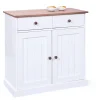 Credenza Magdeburg, Buffet da soggiorno, Madia da salotto, Dispensa da cucina, 90x45 h86 cm,<Dmora Shop