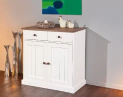 Credenza Magdeburg, Buffet da soggiorno, Madia da salotto, Dispensa da cucina, 90x45 h86 cm,<Dmora Shop